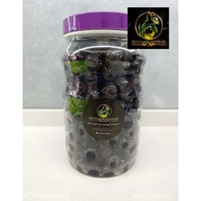 ZeytunixAkhisar Siyah Trilye (Gemlik) Yağlı Sele Zeytin 1000 gr (M Boy)