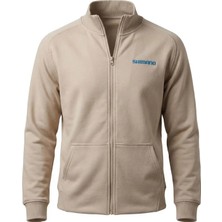 Shimano Zipper Sweatshirt (Beige Xxl)