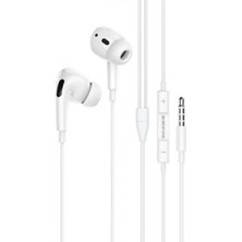 Borofone Hi-Fi Ses Kaliteli Kablolu Kulak Içi Kulaklık - Ses Kontrol Tuşlu ve Mikrofonlu (3.5mm)