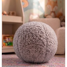 Teddy Store Premium Buklet Yuvarlak Dekoratif Yastık - Teddy Peluş Yastık