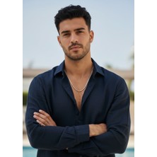 Mimoza Accessories Erkek Zincir Çelik Kolye