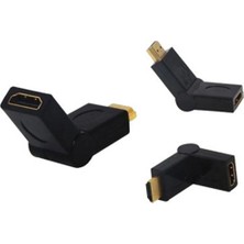 Narita NRT-10183 HDMI L Tipi Erkek - Dişi (M/f) Yönlendirici Açılı Aparat