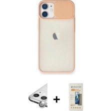 Pileli Store Pilelistore™ iPhone 11 Kılıf Vadi Çizgi - Siyah 6d Mat Seramik Hayalet Nano Ekran Koruyucu + Raze Metal Kamera Lens - Gs
