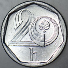 Banknoting Çekya 20 Haleru 1996 Çil(-)