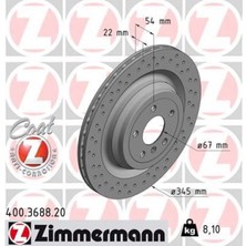 Zimmermann Depomix Fren Diski Arka 4-Matic Mercedes W166 X166