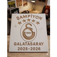 Vardar Galatasaray Taraftar Tablosu 2026 - Ahşap Boyanabilir Duvar Dekoru