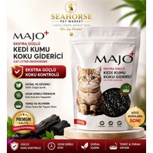 Majo Kedi Kumu Koku Giderici 200G | Ekstra Güçlü Koku Kontrolü, Doğal & Uzun Süre Etkili