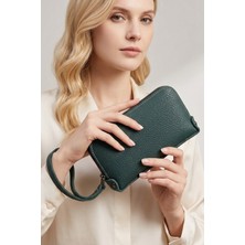 Lederax Hakiki Dana Derisi Bileklikli Pouch Çanta LD662