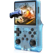 Schitec Retro Arcade R40S Pro Taşınabilir El Atari Konsolu 30.000 Oyunlu 98GB Mavi