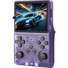 Schitec Retro Arcade R40S Pro Taşınabilir El Atari Konsolu 30.000 Oyunlu 98GB Mor
