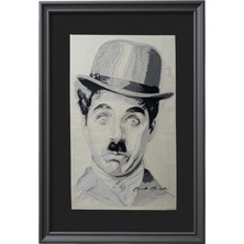 Charlie Chaplin Dokuma  Etiket Tablo