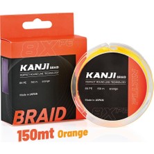 Fujin Kanji 8x 150MT Orange Ip Misina 0.117MM