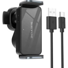 Borofone BH66 Akıllı Elektrikli Havalandırma Otomatik Sensörlü Araç Içi Telefon Tutucu