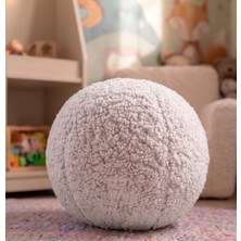 Teddy Store Premium Buklet Yuvarlak Dekoratif Yastık - Teddy Peluş Yastık