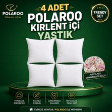 POLAROO 4 Lü Kırlent Iç Dolgusu Eko Paket Sünger Dolgu