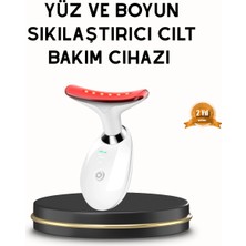 Kaufhier Boyun ve Gıdı Toparlayıcı Ems Cilt Sıkılaştırıcı 7000 Titreşim Isı Terapisi