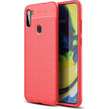 Durukar®  Samsung Galaxy A11 Kılıf Auto Focus Kapak - Kırmızı