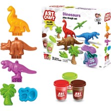 Nacario 03996 Dinozorlar Hamur Set 168 gr -Fentoys
