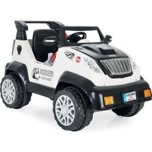 Nacario 05 234 Fantastik 12V Uzaktan Kumandalı Akülü Araba Beyaz -Pilsan