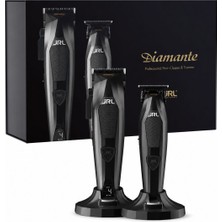 Jrl Diamante Set Siyah Saç Tıraş Makinesi ve Çizim Makinesi Hediyeli Paket
