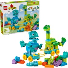 Nacario 10451 Duplo 3'ü1 Arada Tekerlekli Dinozorlar 103 Parça +3 Yaş