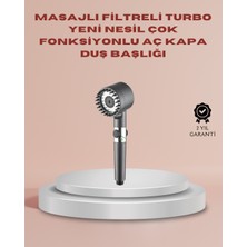 Kaufhier Filtreli Masaj Özellikli Duş Başlığı Aç Kapa Tuşlu