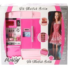 Nacario 02318 Anlily Bebekli Mutfak Dolabı Oyun Seti -Oydaş