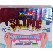 Nacario 4263-METALİC Playtoys Diy Sli̇me Set Metalic