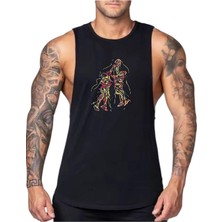 Mutlu Gym Fitness Gym Tank Top Sporcu Atleti (Basket)
