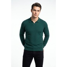 Erkek Spor Polo Yaka Mevsimlik Kazak BGL-ST05444