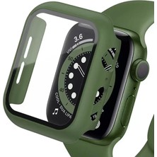 Kaufhier Watch 42MM Camlı Kasa Ekran Koruyucu  Koyu Yeşil