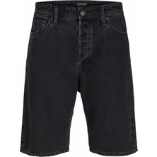 Jack & Jones Jack Jones Alex Classıc Baggy Fit Erkek Jean Şort 12269532