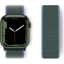Kaufhier Watch 38MM Hasırlı Cırtcırtlı Kordon  Maviyeşil