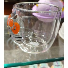 Ada Çanta Kırtasiye Figürlü Kabartmalı Cam Bardak ( 200ML 9cm Çap ) VG78956