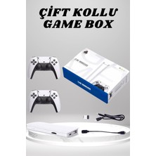 Kaufhier 4K 3D Hd Görüntü Kaliteli Kablosuz Çift Kollu 20.000 Oyunlu Retro Oyun Konsolu Tv Box