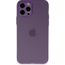 Kaufhier 12 Pro Kılıf  Silikon  Koyu Mor