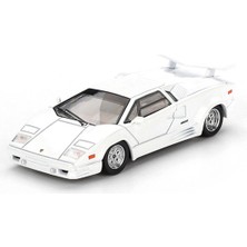 Mini T Mini Gt 1/64 Lamborghini Countach 25TH Anniversary White - Blister Paket