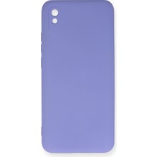 Kaufhier Xiaomi Redmi 9A Kılıf Nano Içi Kadife Silikon  Lila