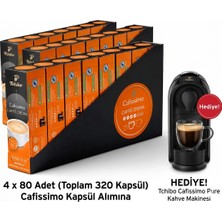 Tchibo Cafissimo Caffè Crema Rich Aroma 80X4 Adet Kapsül Kahve -Makine Hediyeli