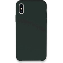 Durukar®  iPhone Xs Max Kılıf Lansman Legant Silikon - Koyu Yeşil