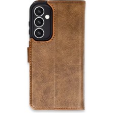 Kaufhier Galaxy S23 Fe Kılıf Trend S Plus Kapaklı Kılıf  Taba