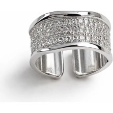 Felix Accessories Silvéra Wave Pavé Yüzük