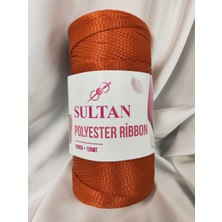 Sultan Kiremit Polyester Ribbon El Örgü Ipi 200GR. (1 Adet) - Renk: 612