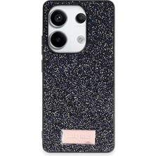 Durukar®   Redmi Note 13 Pro 4g Bright Simli Kapak - Siyah