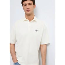 Mavi Mvjns Baskılı Ekru Polo Tişört 0613666-70057