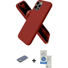 Pileli Store Pilelistore™ iPhone 12 Pro Max Kılıf Kozmos Yansıma Özel Seri - Şeffaf Royal Nano Ekran Koruyucu + Renkli Kamera Lens Koruma Cam - Yl