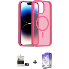 Pileli Store Pilelistore™ iPhone 14 Pro Max Kılıf Siluet Minimal Prime - Siyah Bilvis 5in1 3D Magic Cam Ekran Koruyucu + Bilvis Titan Kamera Lens - Gs