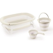 Dolu Nuve Katlanabilir Küvet Set (3 Adet)