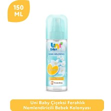 Uni Baby Çiçeksi Kokular Bebek Kolonyası 150 ml Nemlendirici Özellikli Ferahlatıcı