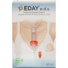 Eday 60 ml Emzirme Destek Sistemi BPA Free ile Emzirme Sürecini Destekleyen Aksesuar